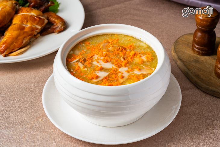 鮑魚花膠蝦蓉盅