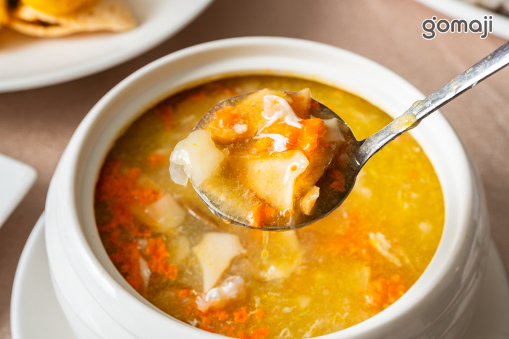 鮑魚花膠蝦蓉盅