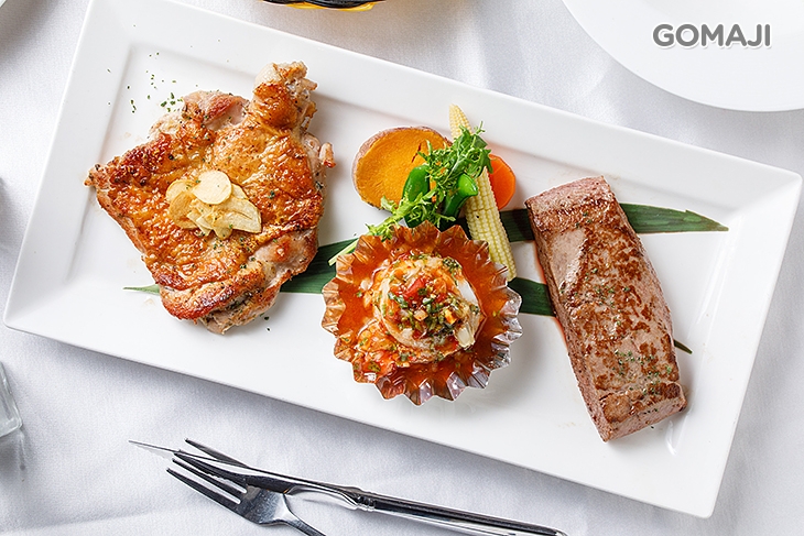 紐西蘭煎烤牛排/泰式魴魚卷/黃金脆皮雞排