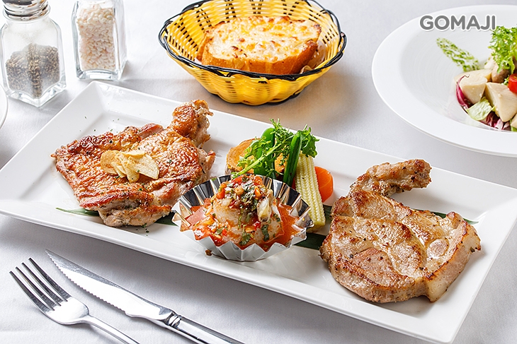 嫩煎豬排/泰式魴魚卷/黃金脆皮雞排