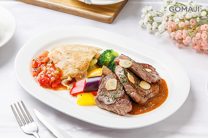 紐西蘭菲力牛排+泰式香煎魴魚排