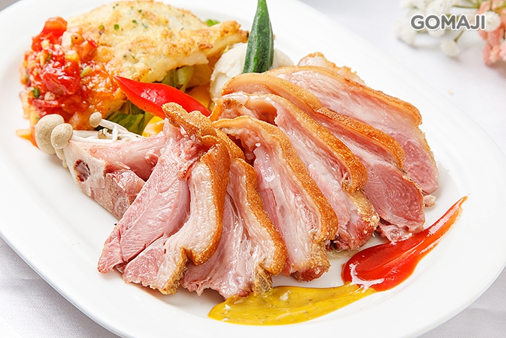 爐烤德國豬腳+泰式香煎魴魚排