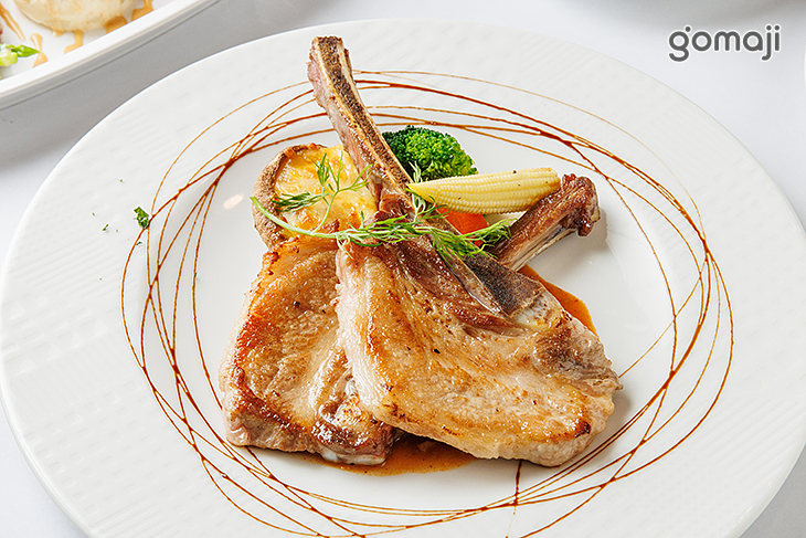 紅酒松露戰斧豬排