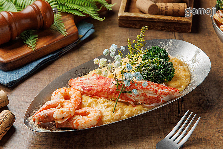 海洋生物奶沙起司燉飯