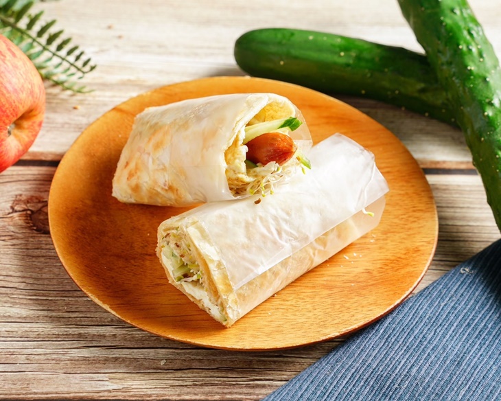 德式香腸蛋捲餅