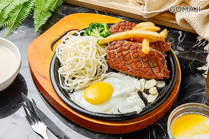 美式香橙櫻桃鴨胸排