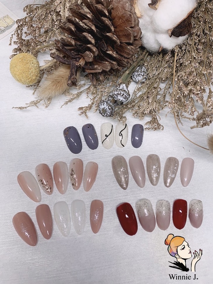 手部美甲凝膠簡約設計款