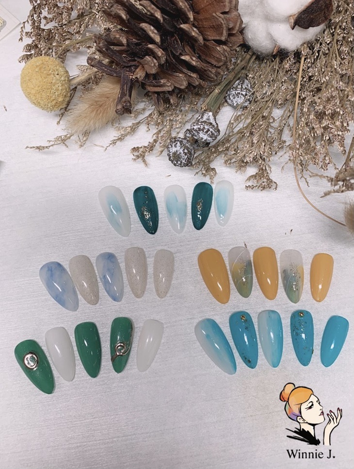 手部美甲凝膠簡約設計款