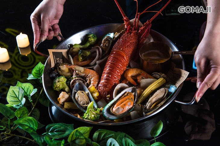 新鮮波士頓龍蝦生猛拼盤