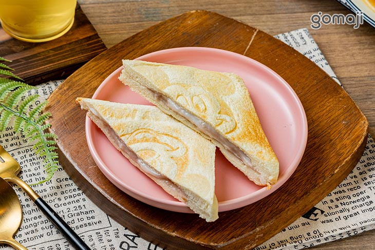 熱壓吐司-芋泥麻糬