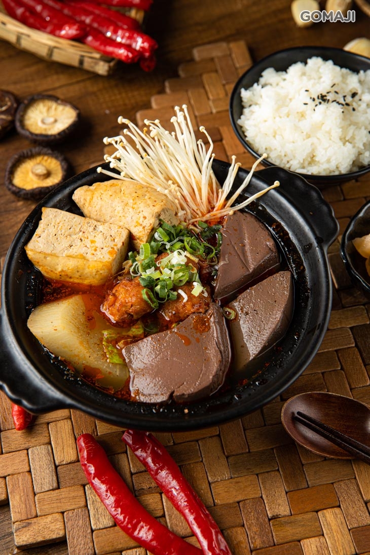 麻辣臭豆腐套餐