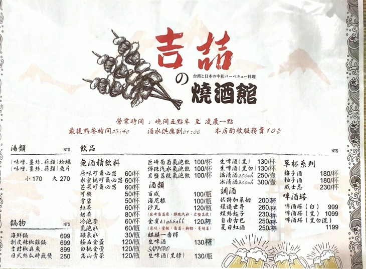 菜單