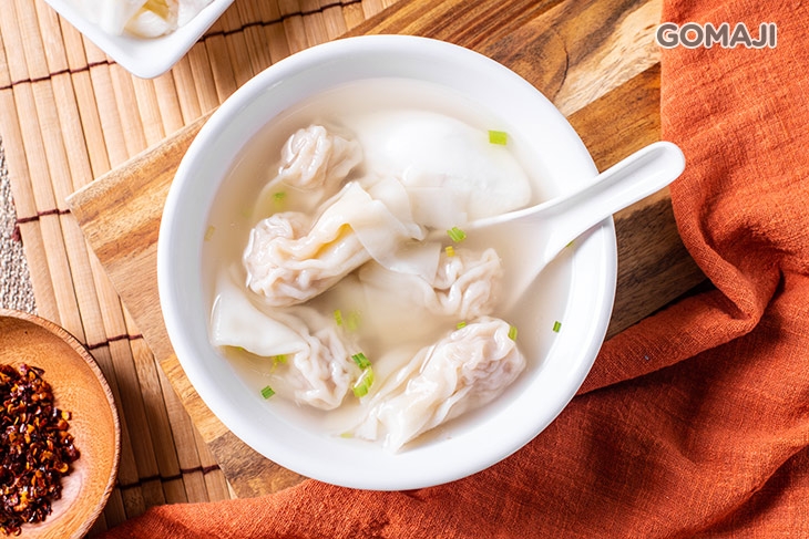 小餛飩湯加蛋