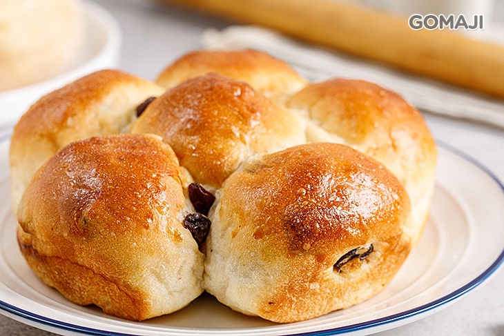 湯種葡萄餐包一個