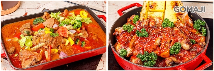 細燉米蘭小牛膝 / 加州BBQ雞腿