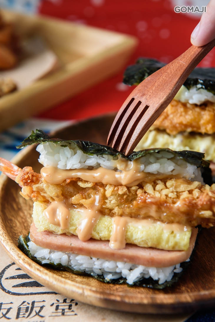 海鮮味(海大蝦天婦羅握飯丸/焦糖洋蔥鮭魚握飯丸)