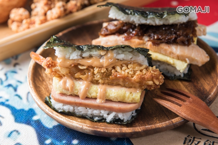 海鮮味(海大蝦天婦羅握飯丸/焦糖洋蔥鮭魚握飯丸)