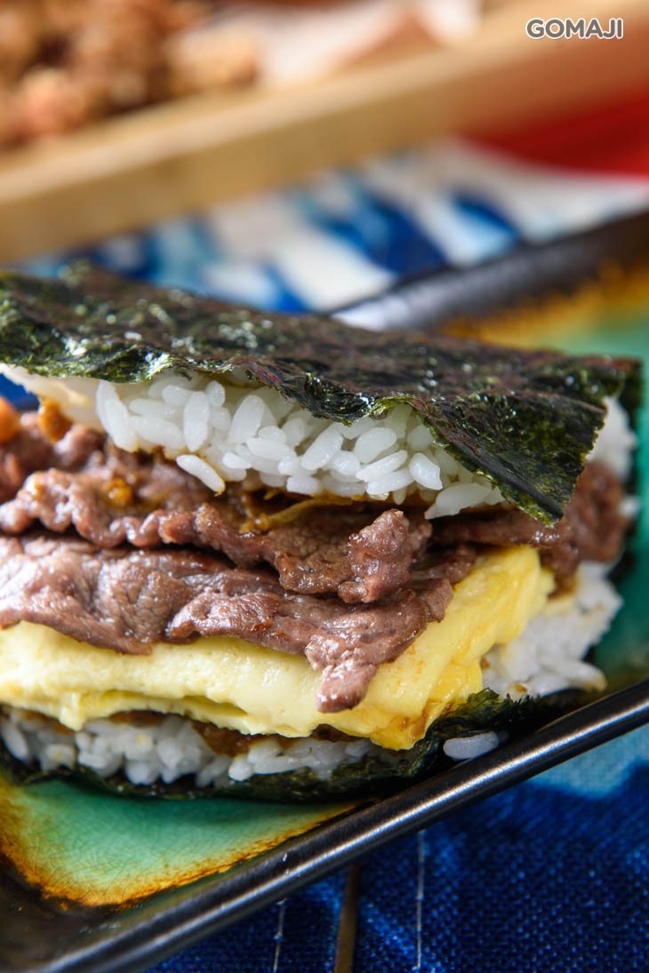 肉感(脆皮嫩雞握飯丸/沙嗲牛小排握飯丸)