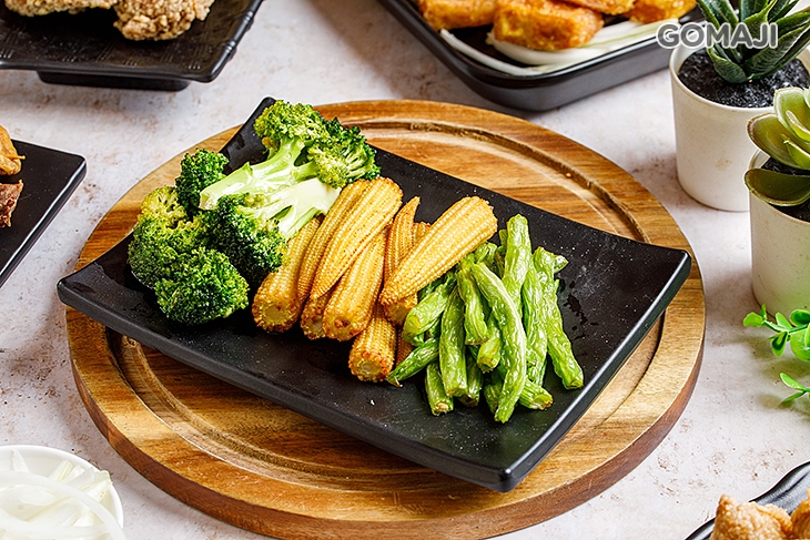 四季豆/玉米筍/花椰菜