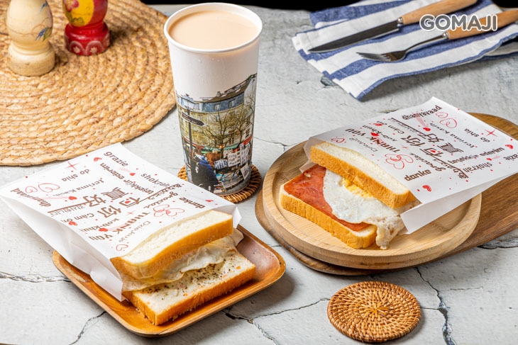 晨吉司漢肉排蛋吐司