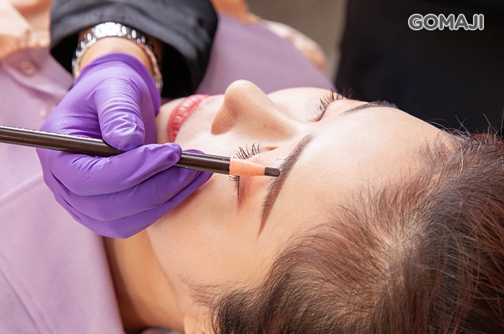 眉型靜動態平衡檢測與定點確認