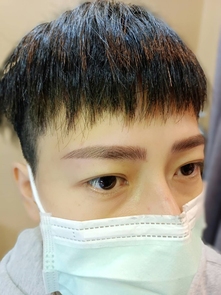 韓式仿真柔絲眉