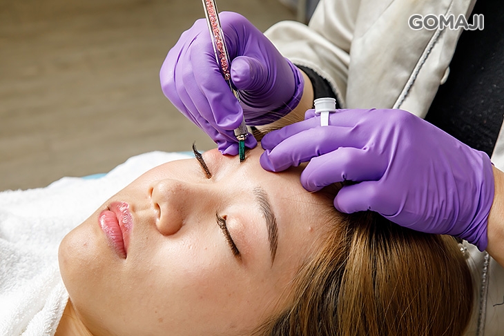 韓式最新減痛感上色定型