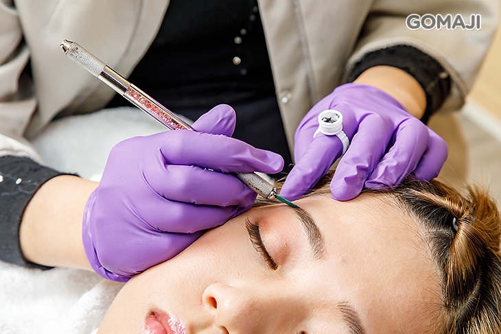 韓式最新減痛感上色定型