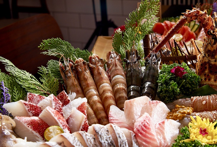 四人套餐海鮮拼盤