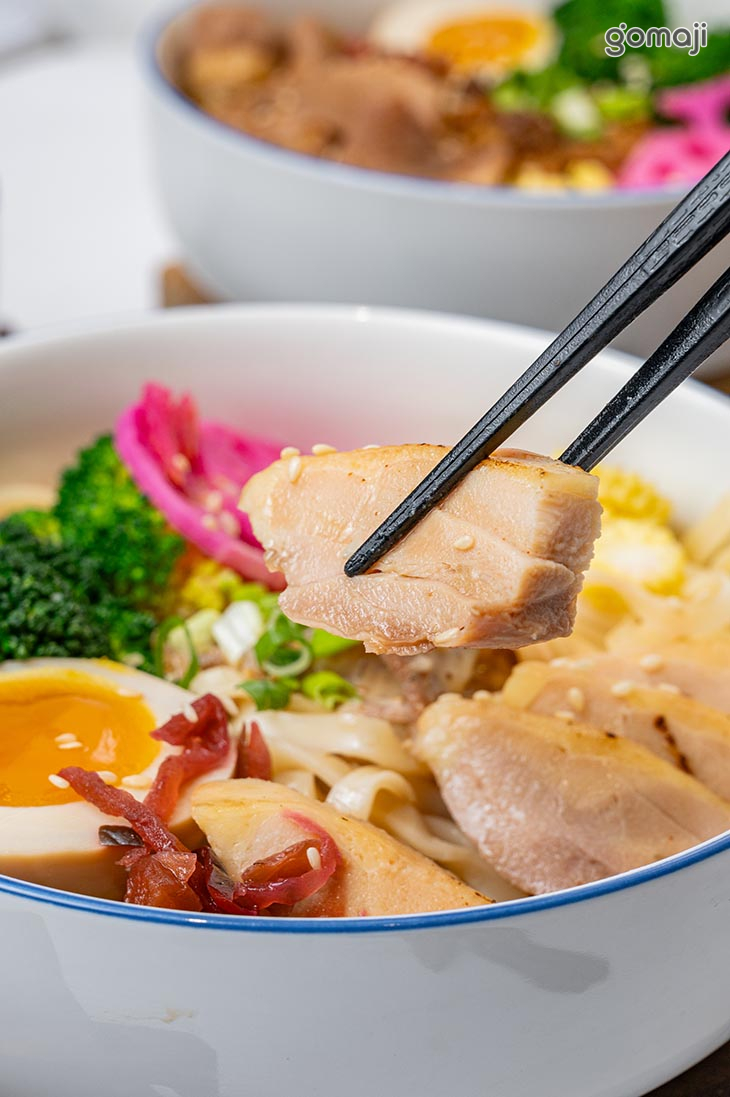 日式柚香胡麻+炙嫩舒肥雞
