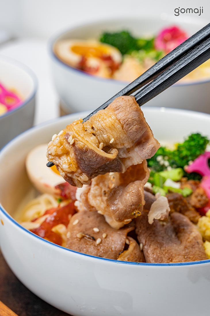 海味鮑汁肉燥+醬燒豬五花