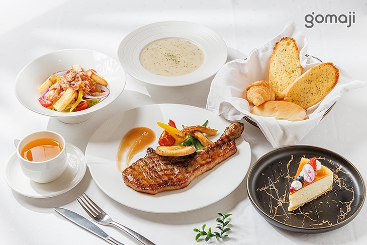 炭烤戰斧豬排人氣套餐