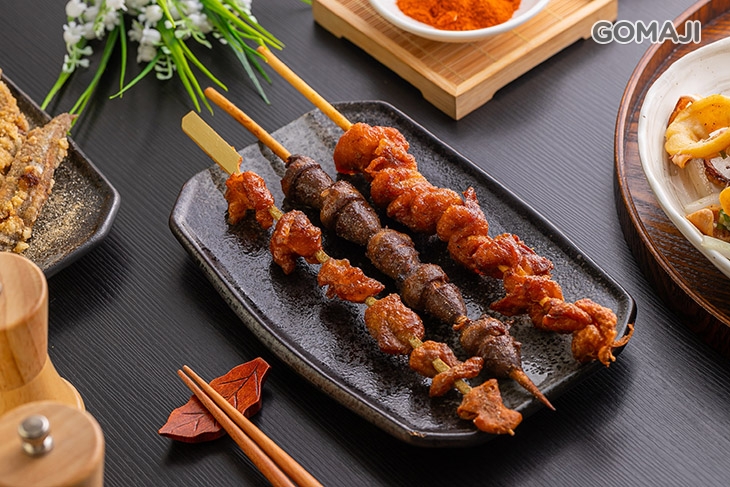 大腸/雞心/雞皮 