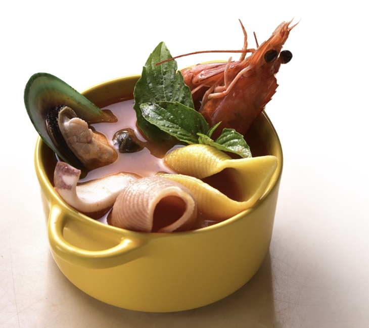 普羅旺斯海鮮濃湯貝殼麵