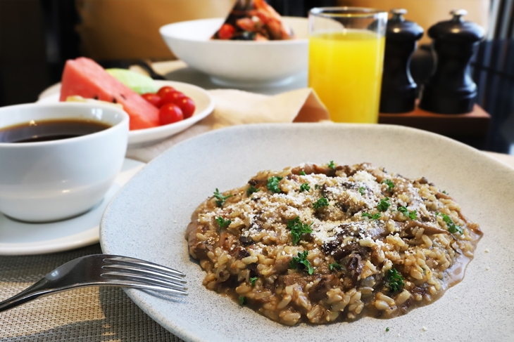  牛肝菌菇(燉飯，蛋奶素) 