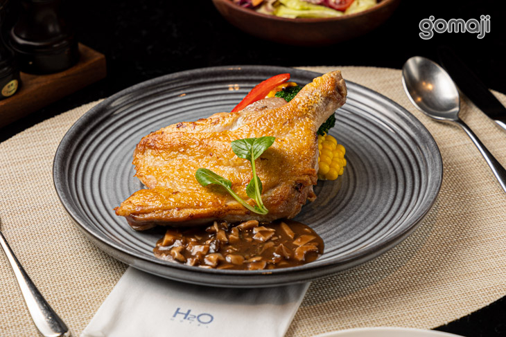 香煎白羽雞腿排