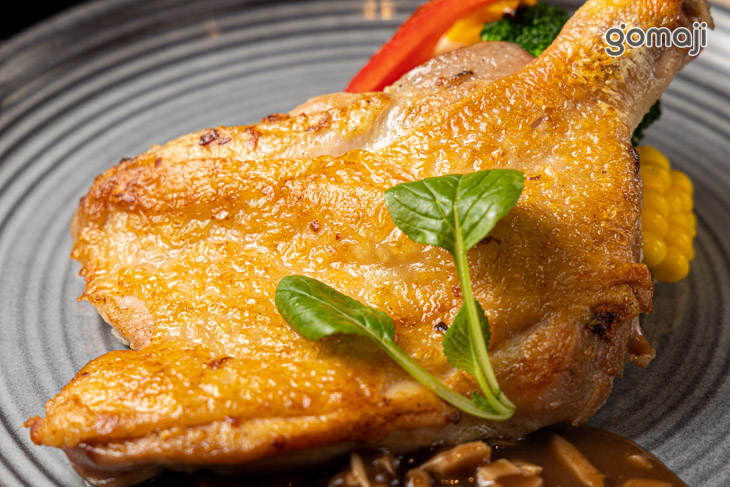 香煎白羽雞腿排