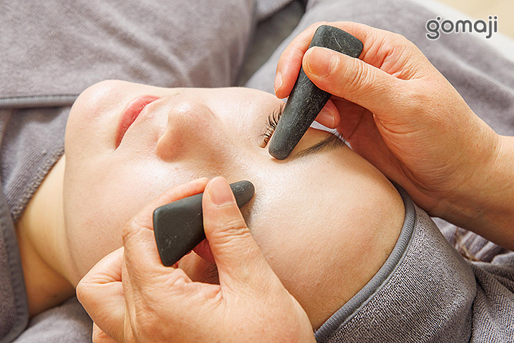 循環緊實熱石眼周舒刮