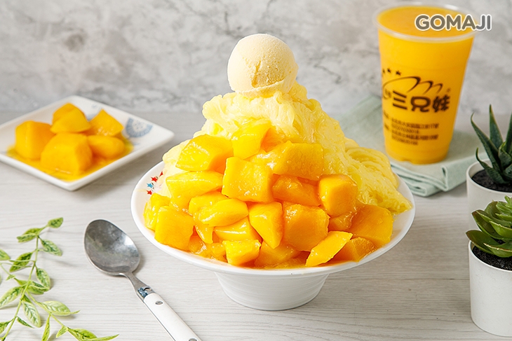 芒果大賞雪花冰+冰淇淋