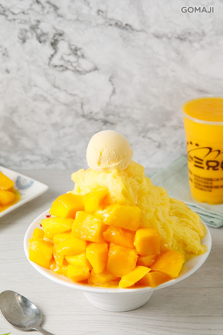 芒果大賞雪花冰+冰淇淋