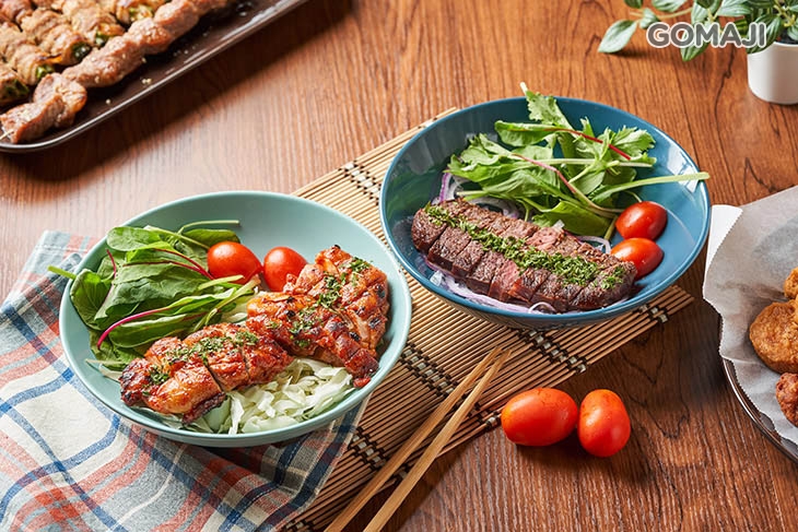 韓式雞腿排+Choice板腱牛