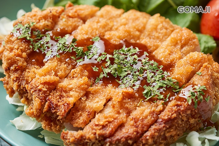 鹽烤松阪豬+日式炸豬排