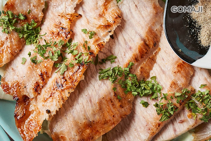 鹽烤松阪豬+日式炸豬排