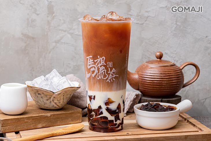 黑糖粉粿厚奶
