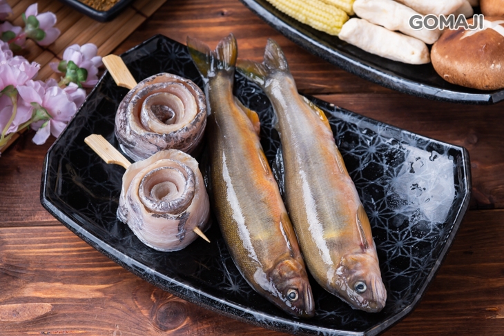 白帶魚漬肉、鮮嫩香魚