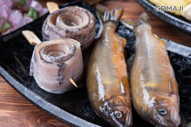 白帶魚漬肉、鮮嫩香魚
