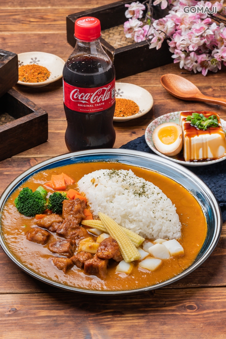 咖哩飯套餐（咖哩雞肉飯＋可樂＋溏心蛋豆腐）