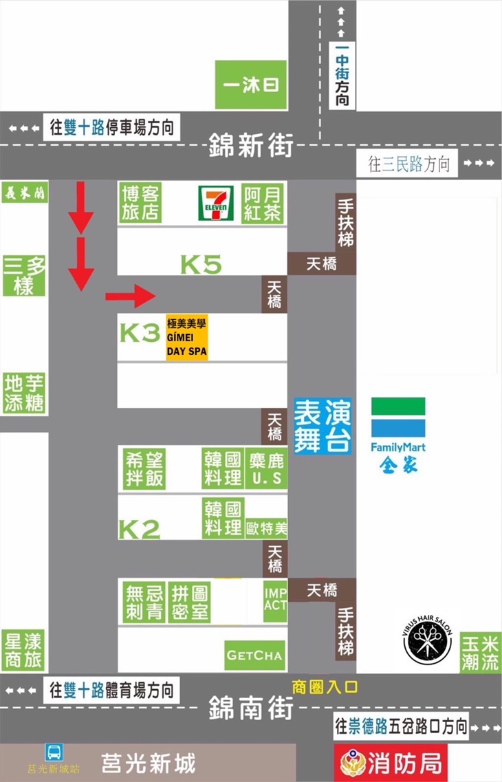 停車場導引圖片