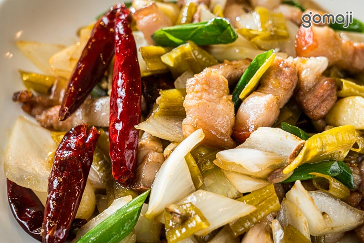 酸薑豆炒五花肉