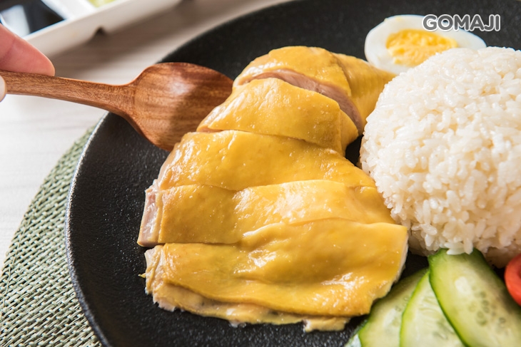 海南雞腿飯(雞油飯)/套餐附的凍檸茶